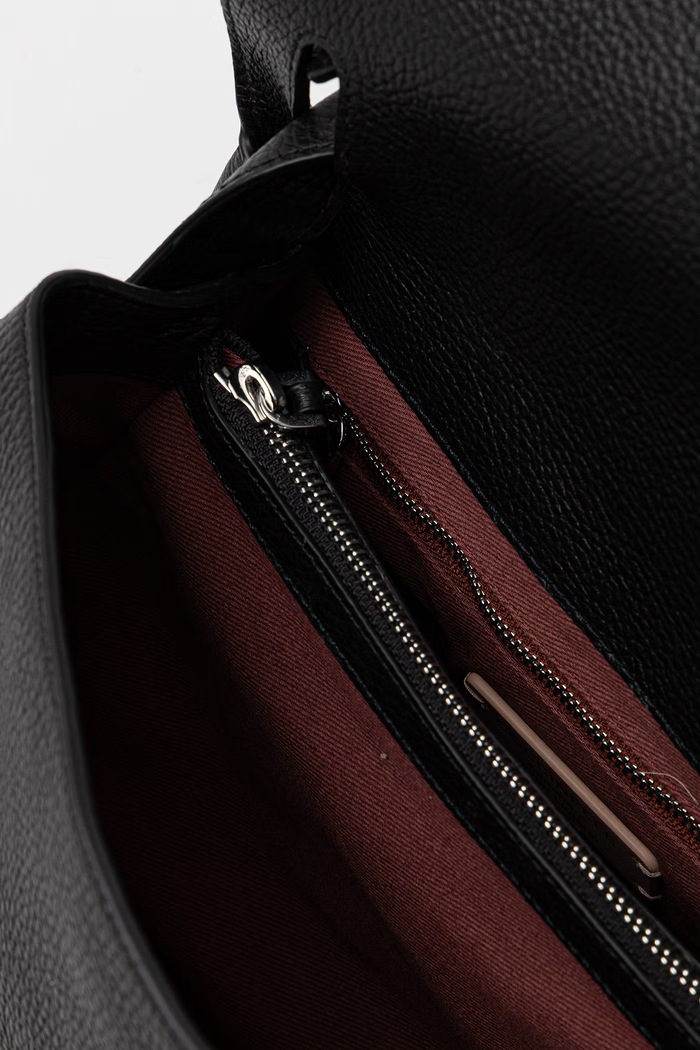 Coccinelle torebka shopper damska skórzana E1.VGF.12.01.01 czarny