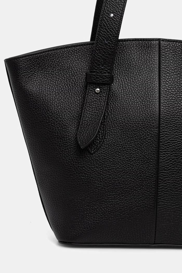 Akcesoria Coccinelle torebka shopper damska skórzana E1.VGF.11.02.01 czarny