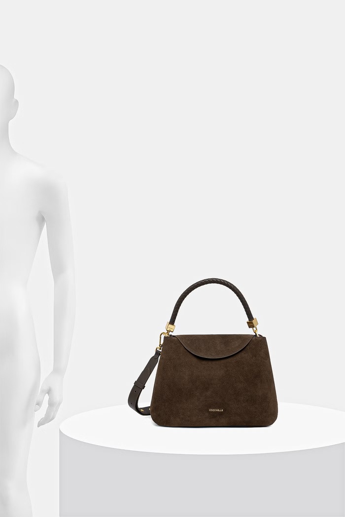 Coccinelle torebka crossbody damska zamszowa E1.VCL.18.01.01