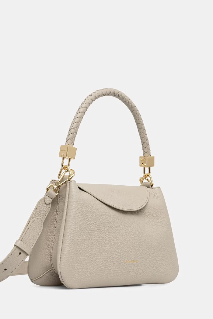 Coccinelle torebka crossbody damska skórzana E1.VCK.18.02.01 beżowy AW26