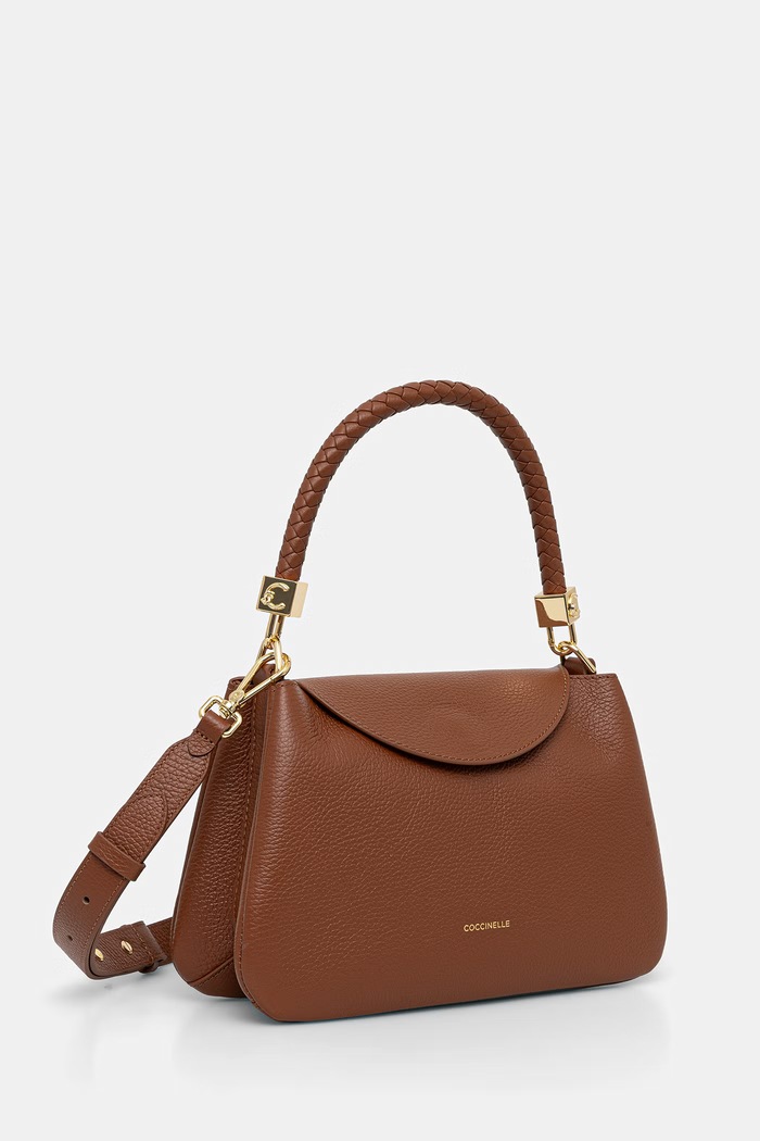 Coccinelle torebka crossbody damska skórzana E1.VCK.18.02.01 brązowy AW26