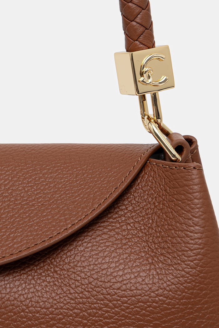 Coccinelle torebka crossbody damska skórzana brązowy E1.VCK.18.02.01