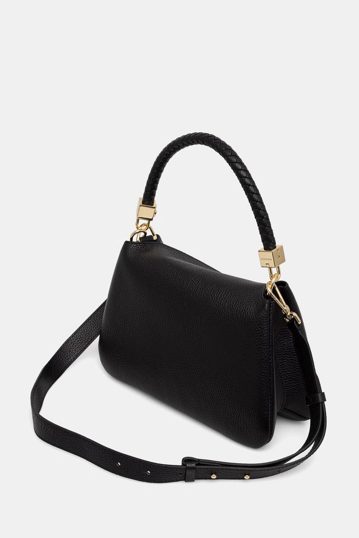 Akcesoria Coccinelle torebka crossbody damska skórzana E1.VCK.18.02.01 czarny