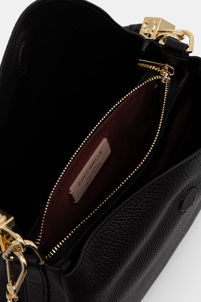 Coccinelle torebka crossbody damska skórzana E1.VCK.18.02.01 czarny