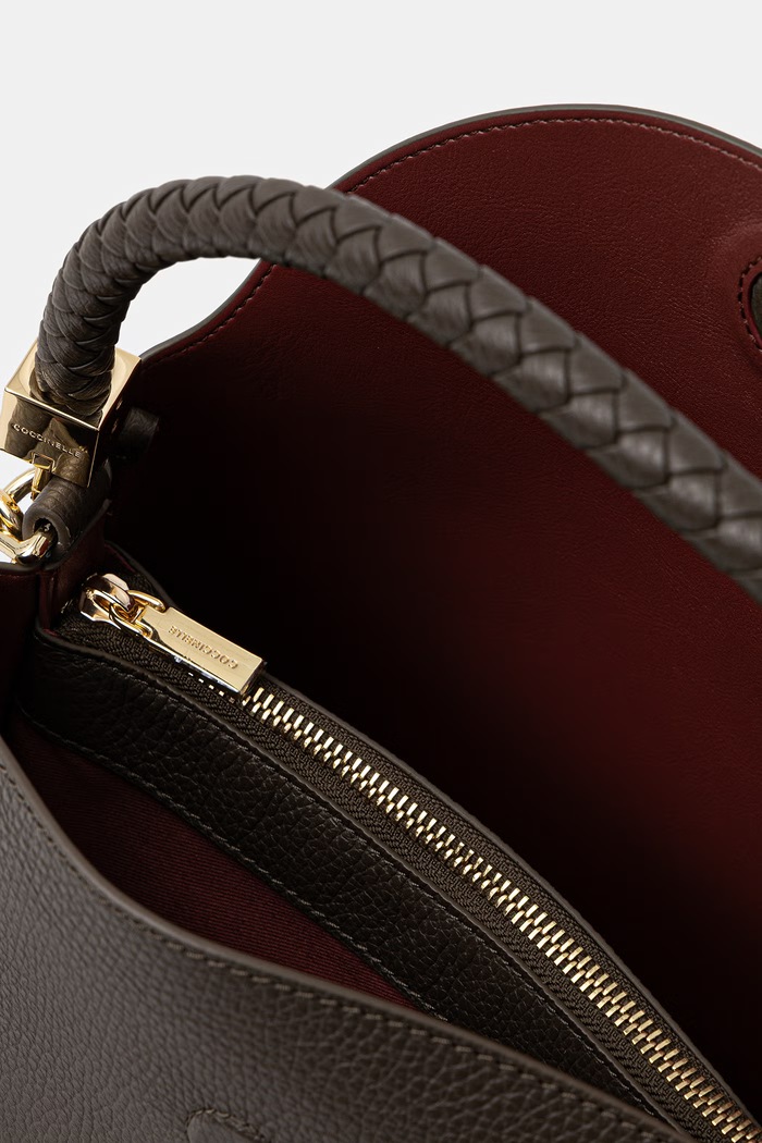Coccinelle torebka crossbody damska skórzana E1.VCK.18.01.01 zielony