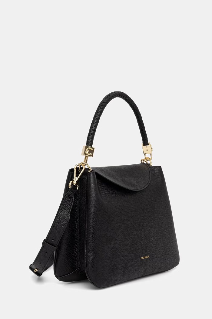 Coccinelle torebka crossbody damska skórzana E1.VCK.18.01.01 czarny AW26