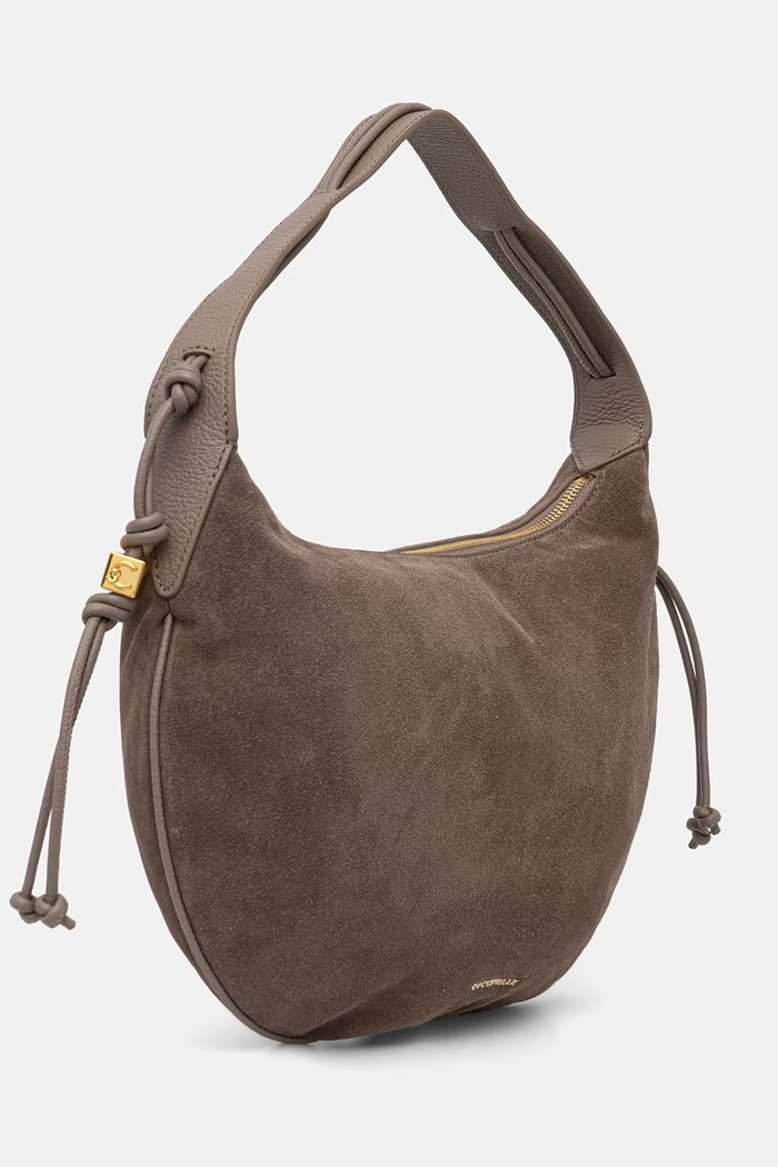 Coccinelle torebka hobo damska zamszowa E1.VCB.13.02.01 brązowy AW26