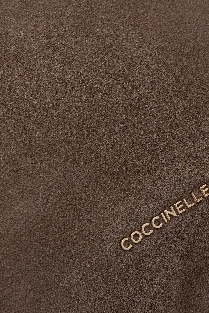 Coccinelle torebka hobo damska zamszowa brązowy E1.VCB.13.02.01