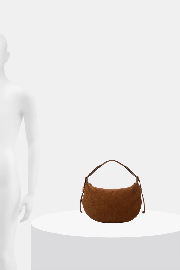 Coccinelle torebka hobo damska zamszowa E1.VCB.13.02.01
