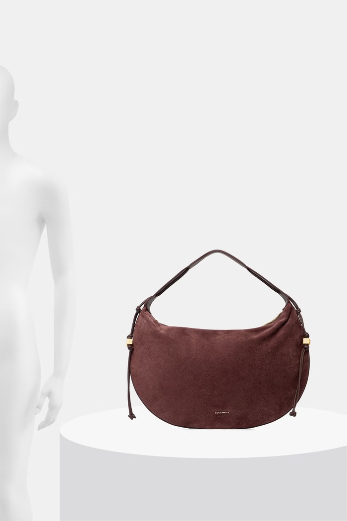 Coccinelle torebka hobo damska zamszowa E1.VCB.13.01.01