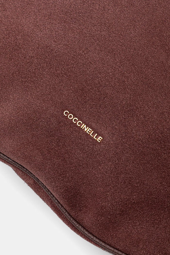 Coccinelle torebka hobo damska zamszowa bordowy E1.VCB.13.01.01