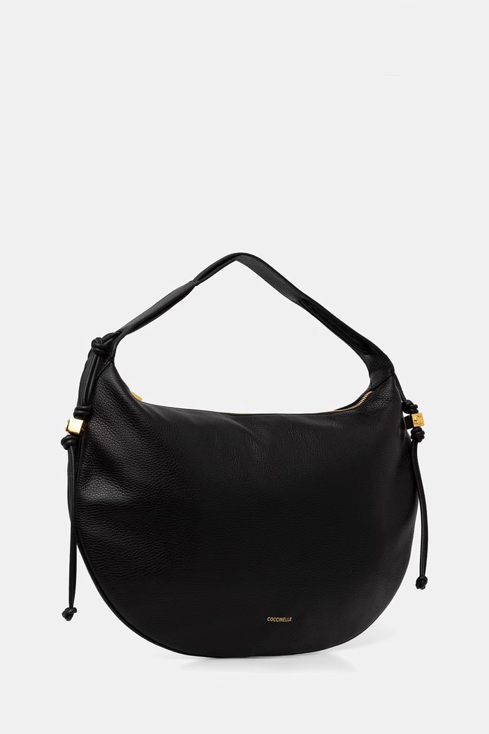 Coccinelle torebka hobo damska skórzana E1.VCA.13.01.01 czarny AW26