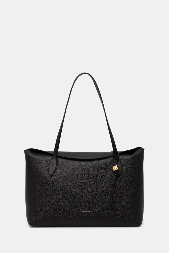 Coccinelle torebka shopper damska skórzana czarny E1.VCA.11.02.01