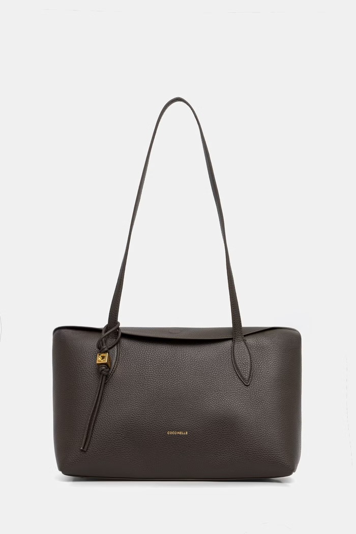 Coccinelle torebka shopper damska skórzana zielony E1.VCA.11.01.01