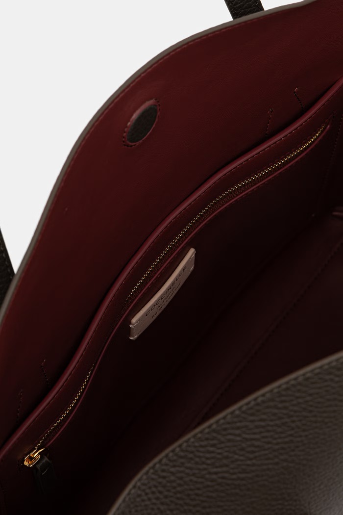 Coccinelle torebka shopper damska skórzana E1.VCA.11.01.01 zielony
