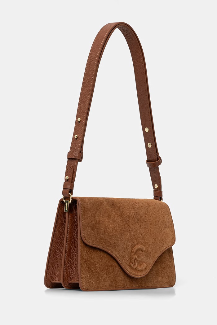 Coccinelle torebka crossbody damska skórzana E1.VJG.12.02.01 brązowy AW26