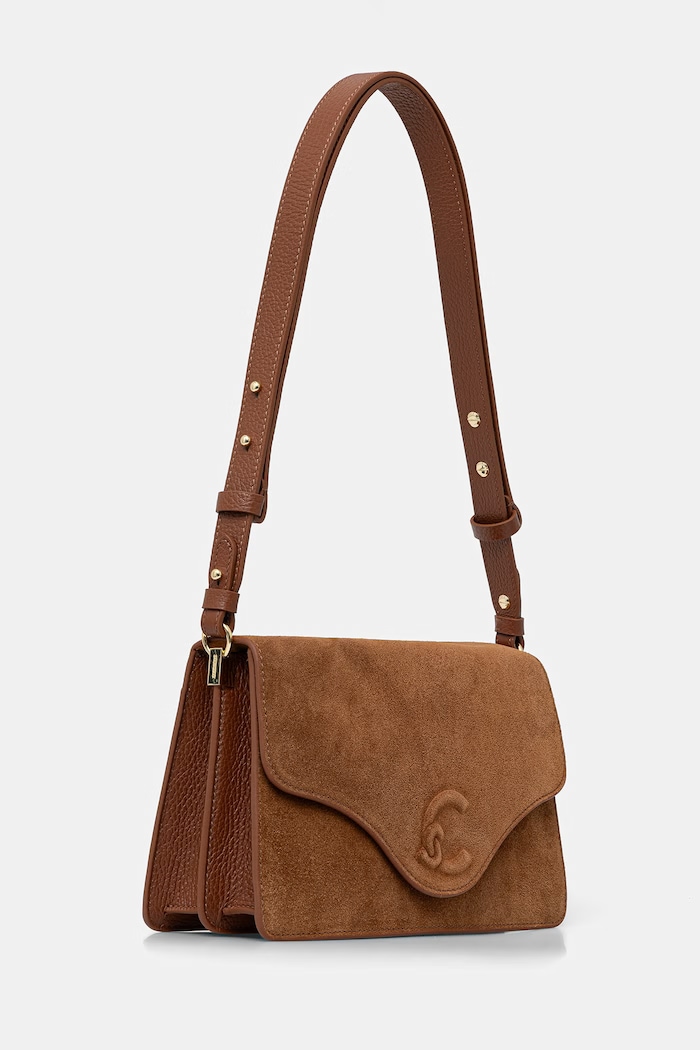 Coccinelle torebka crossbody damska skórzana E1.VJG.12.02.01 brązowy AW26
