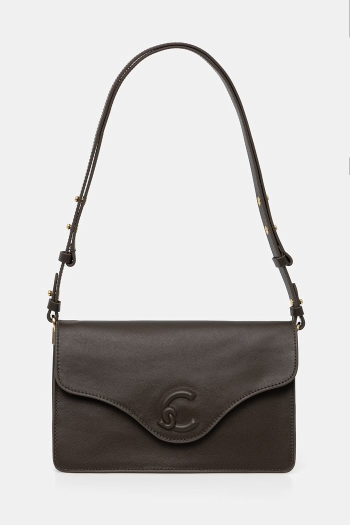 Coccinelle torebka crossbody damska skórzana zielony E1.VJF.12.02.01