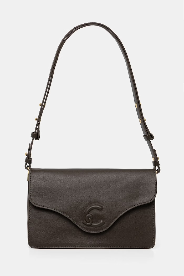 Coccinelle torebka crossbody damska skórzana zielony E1.VJF.12.02.01
