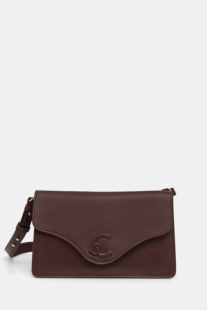 Coccinelle torebka crossbody damska skórzana bordowy E1.VJF.12.02.01