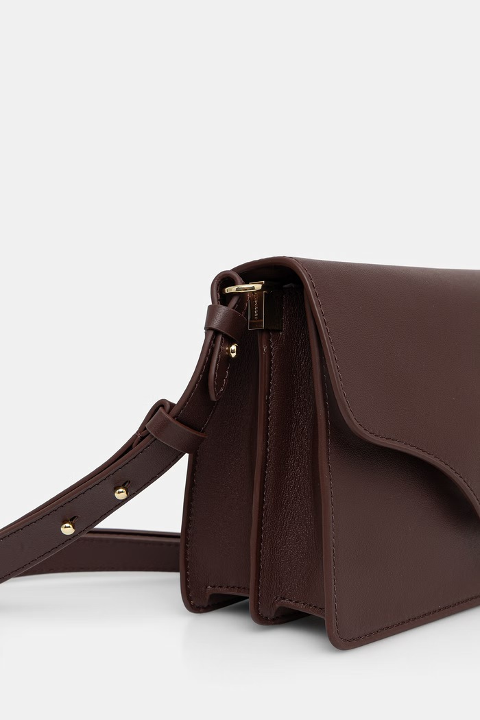 Coccinelle torebka crossbody damska skórzana E1.VJF.12.02.01 bordowy AW26