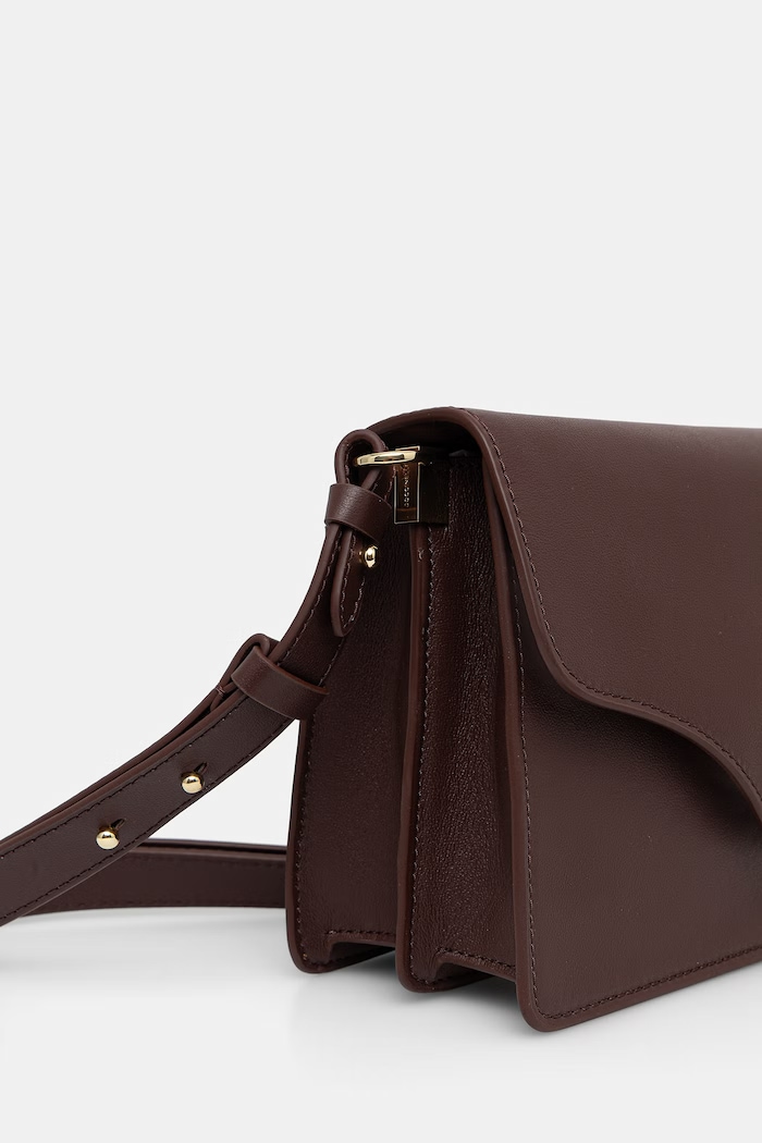 Coccinelle torebka crossbody damska skórzana E1.VJF.12.02.01 bordowy AW26