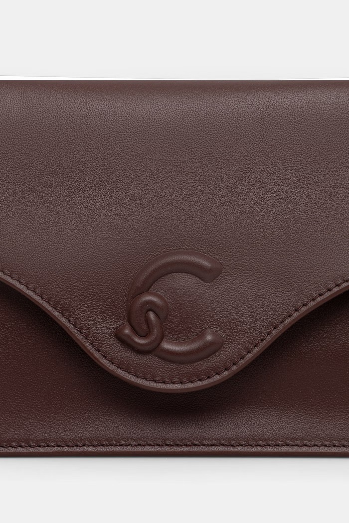 Coccinelle torebka crossbody damska skórzana bordowy E1.VJF.12.02.01