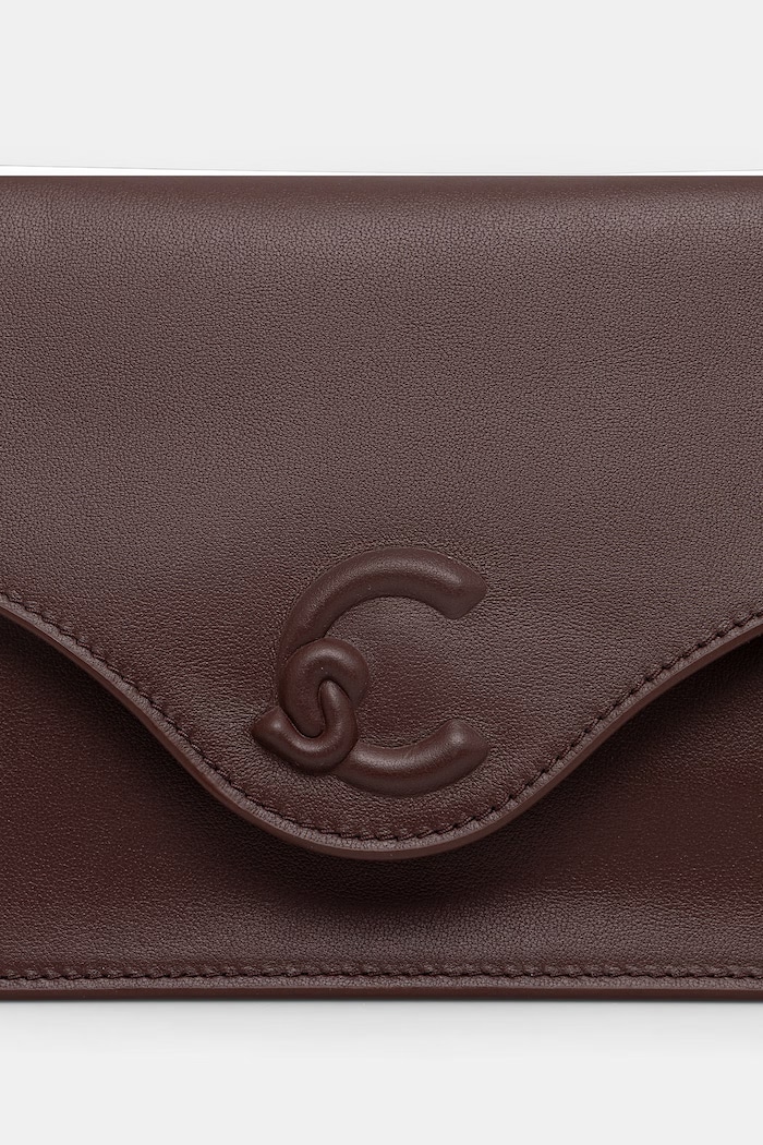 Coccinelle torebka crossbody damska skórzana bordowy E1.VJF.12.02.01