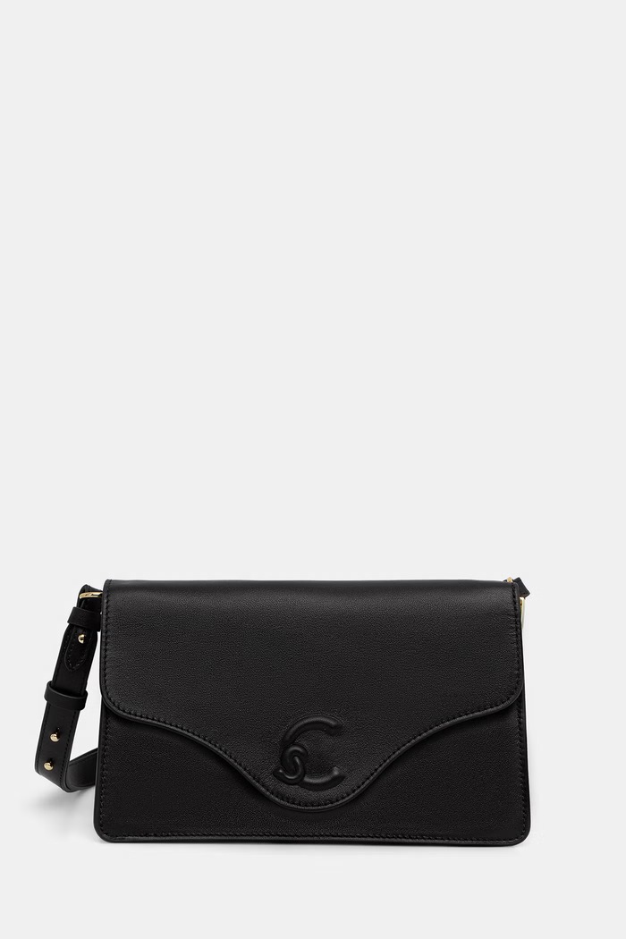 Coccinelle torebka crossbody damska skórzana czarny E1.VJF.12.02.01
