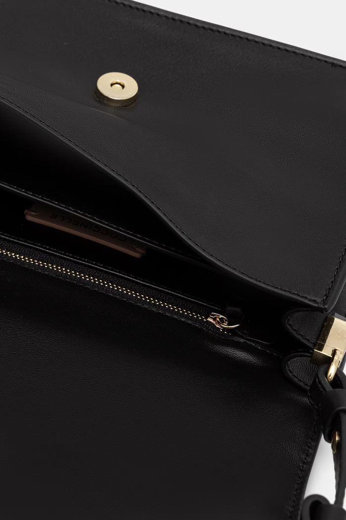 Coccinelle torebka crossbody damska skórzana E1.VJF.12.02.01 czarny