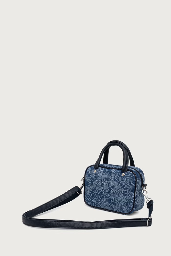 Dodaci adidas Originals crossbody torba za žene traper Liberty London Square Bag KS6941 plava