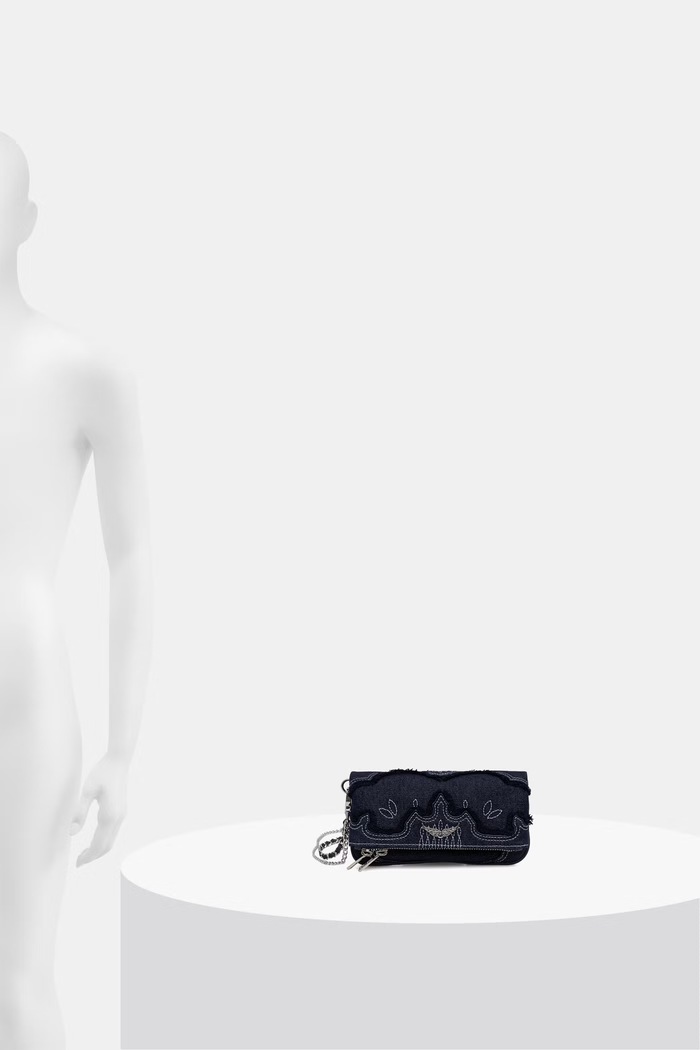 Zadig&Voltaire torebka crossbody damska jeansowa LWBA04440