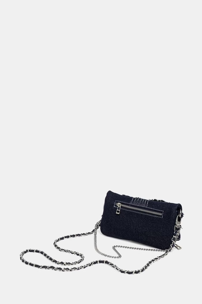 Akcesoria Zadig&Voltaire torebka crossbody damska jeansowa LWBA04440 granatowy