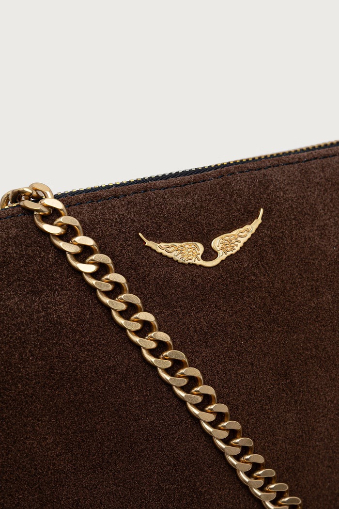 Crossbody kabelka dámska semišová JIM Zadig&Voltaire LWBA04563 hnedá