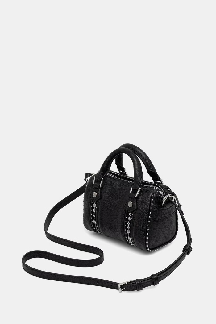 Doplnky Zadig&Voltaire crossbody kabelka dámska kožená SUNNY LWBA04552 čierna