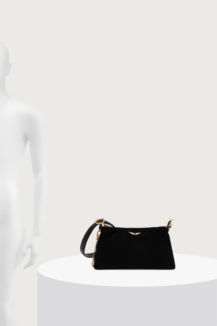 Zadig&Voltaire Torebka crossbody damska zamszowa JIM LWBA04457