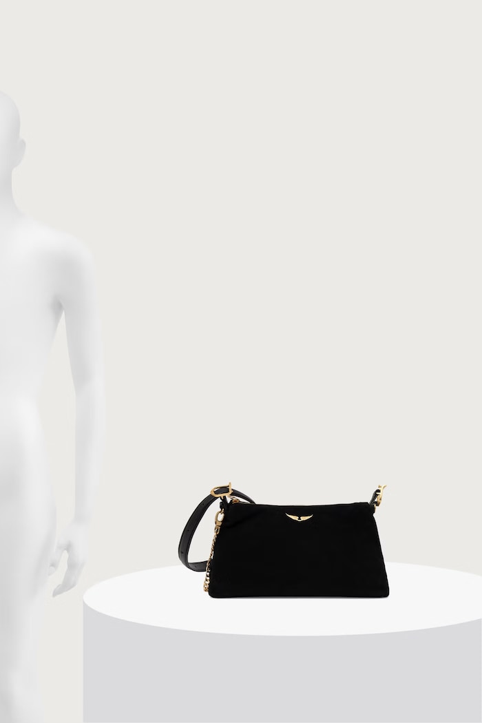 Zadig&Voltaire Torebka crossbody damska zamszowa JIM LWBA04457