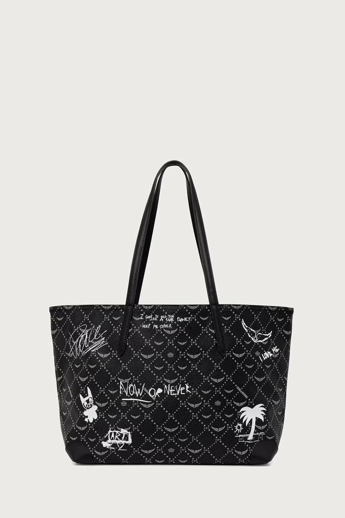 Zadig&Voltaire Torebka shopper damska czarny LWBA04520