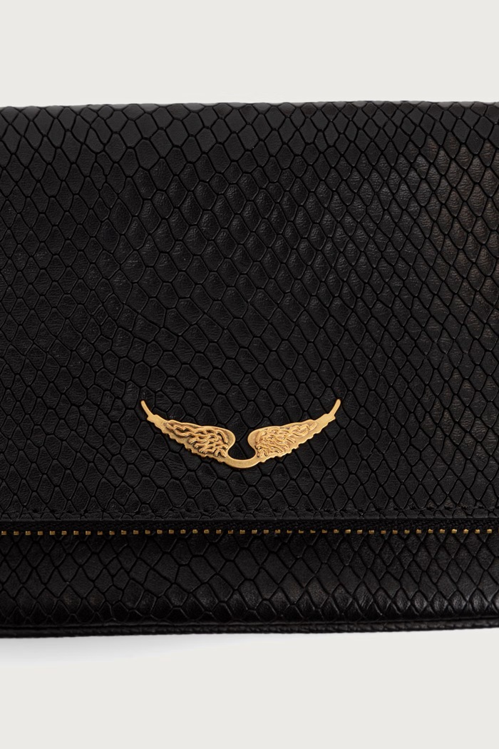 Crossbody kabelka dámska kožená Zadig&Voltaire LWBA04429 čierna