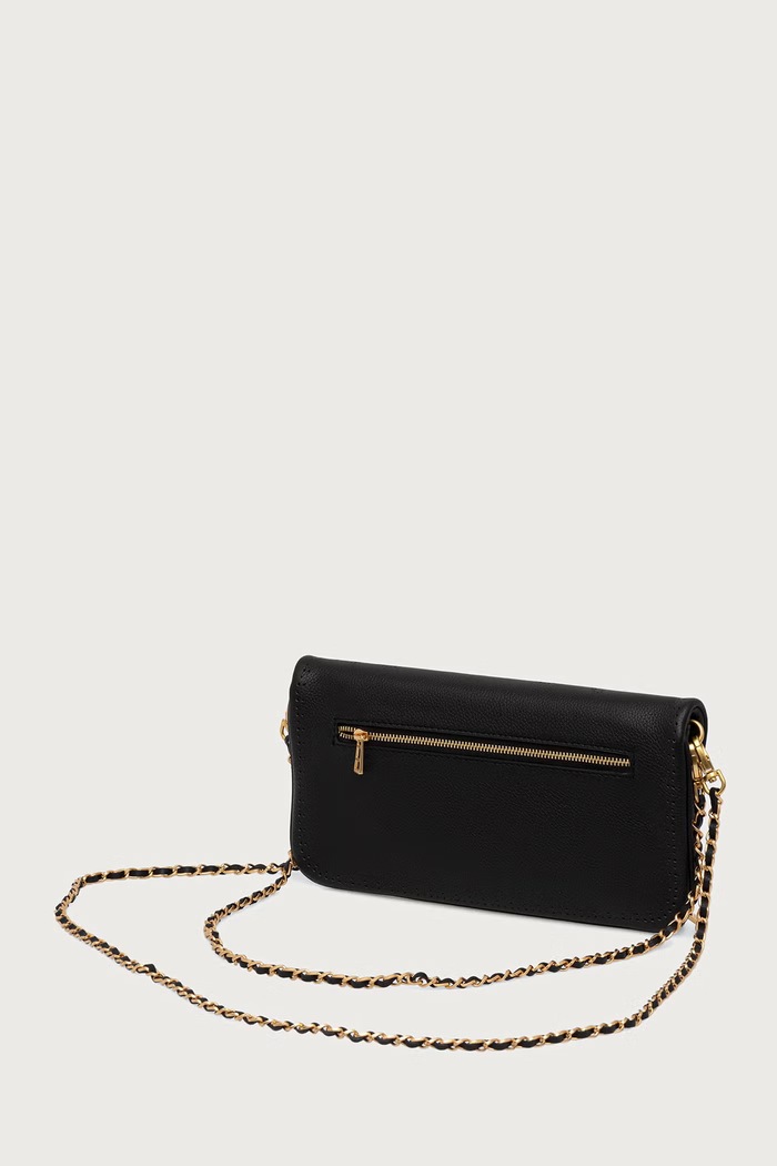 Akcesoria Zadig&Voltaire Torebka crossbody damska skórzana LWBA04303 czarny