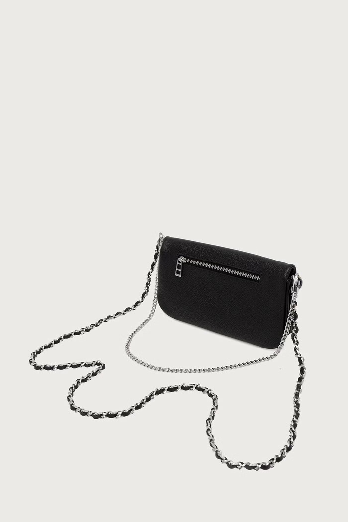 Χιαστί γυναικεία δερμάτινη Zadig&Voltaire LWBA04485 μαύρο