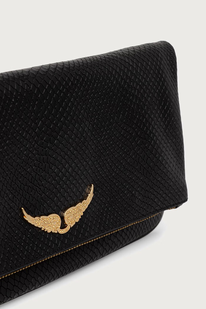Torebka crossbody damska skórzana Zadig&Voltaire LWBA04382 czarny