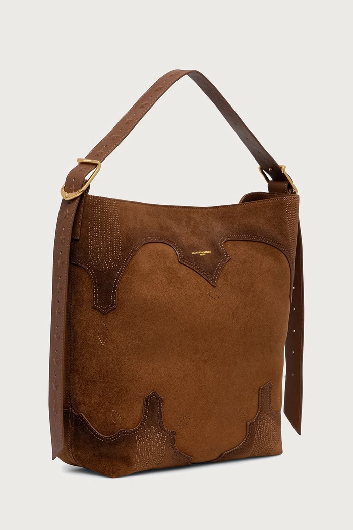 Zadig&Voltaire Shopper γυναικεία δέρμα σουέτ JANE LWBA04368 καφέ AW26