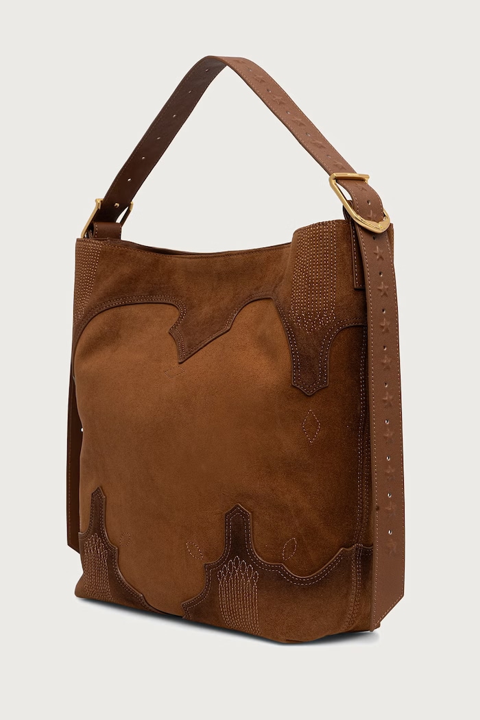 Shopper γυναικεία δέρμα σουέτ JANE Zadig&Voltaire LWBA04368 καφέ