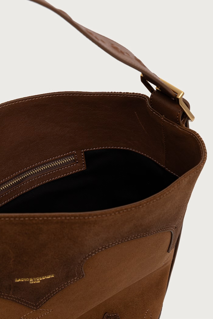 Zadig&Voltaire Shopper γυναικεία δέρμα σουέτ JANE LWBA04368
