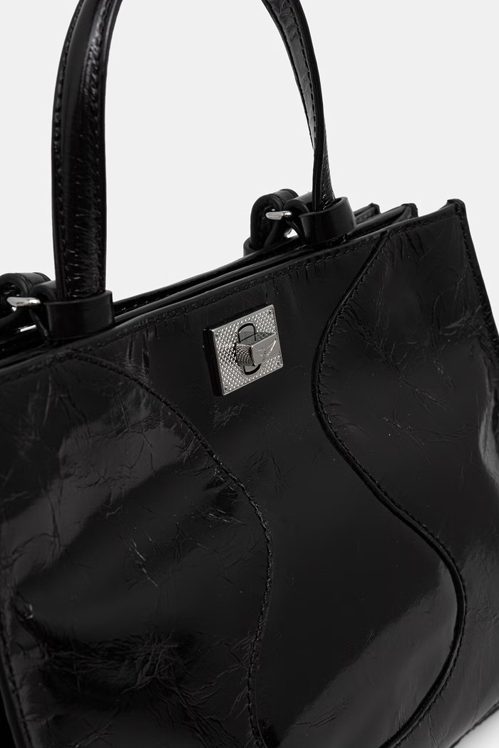 Zadig&Voltaire χιαστί γυναικεία δερμάτινη JACK μαύρο LWBA04329