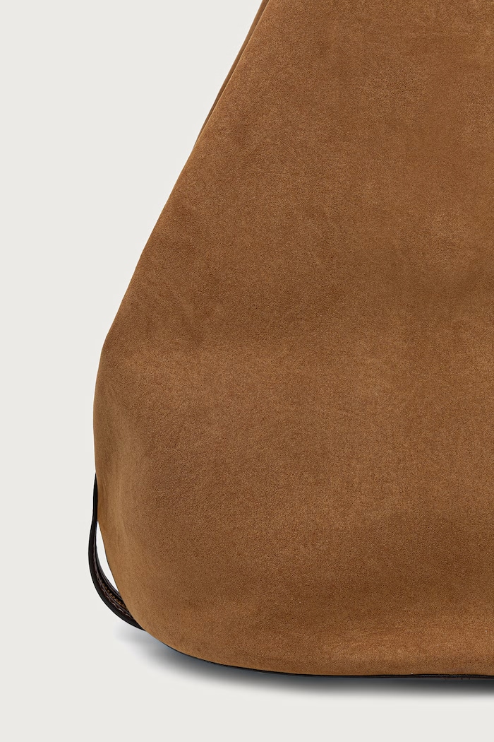 Akcesoria Stella McCartney APPALOOSA SOFT torebka shopper damska z imitacji zamszu 7B0207.WP0750 brązowy