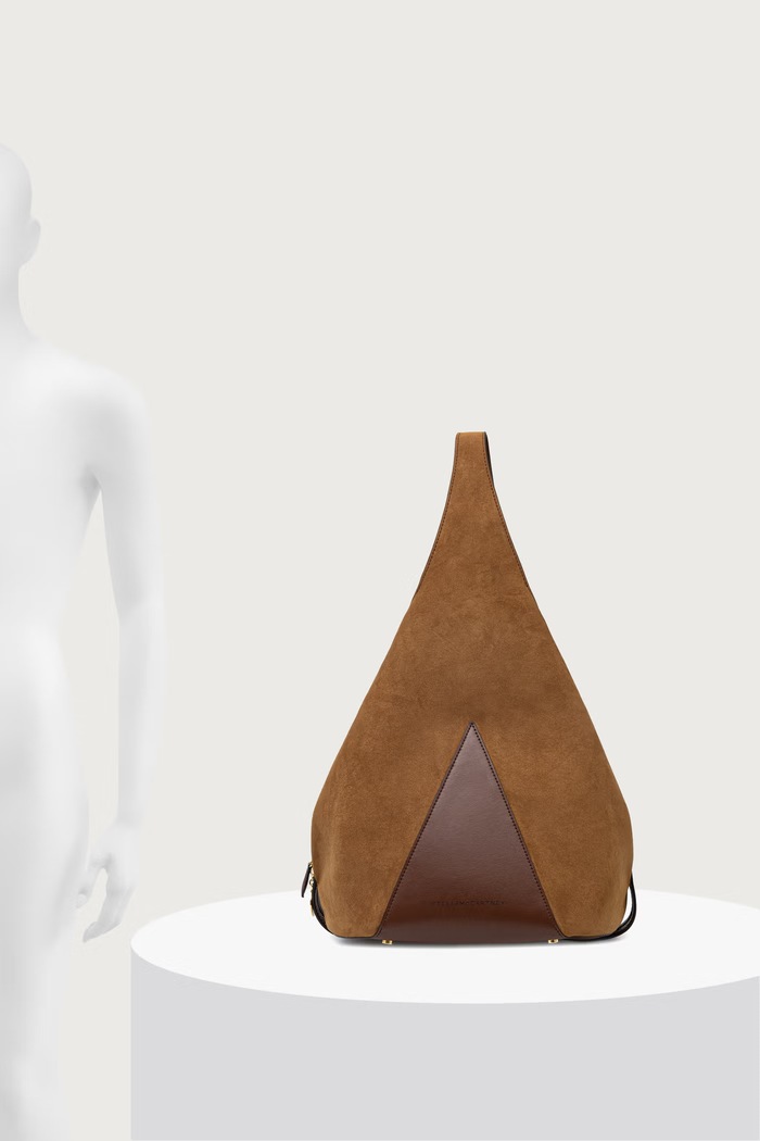 Stella McCartney APPALOOSA SOFT torebka shopper damska z imitacji zamszu 7B0207.WP0750