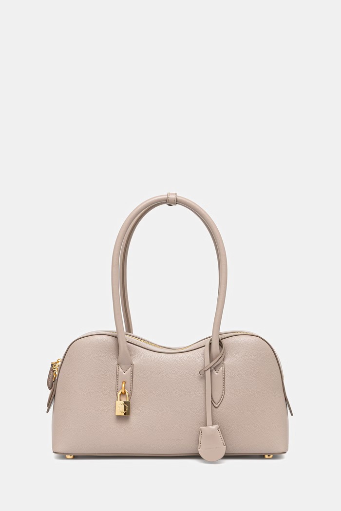 Stella McCartney STELLA RYDER torebka damska z imitacji skóry brązowy 7B0138.WP0543