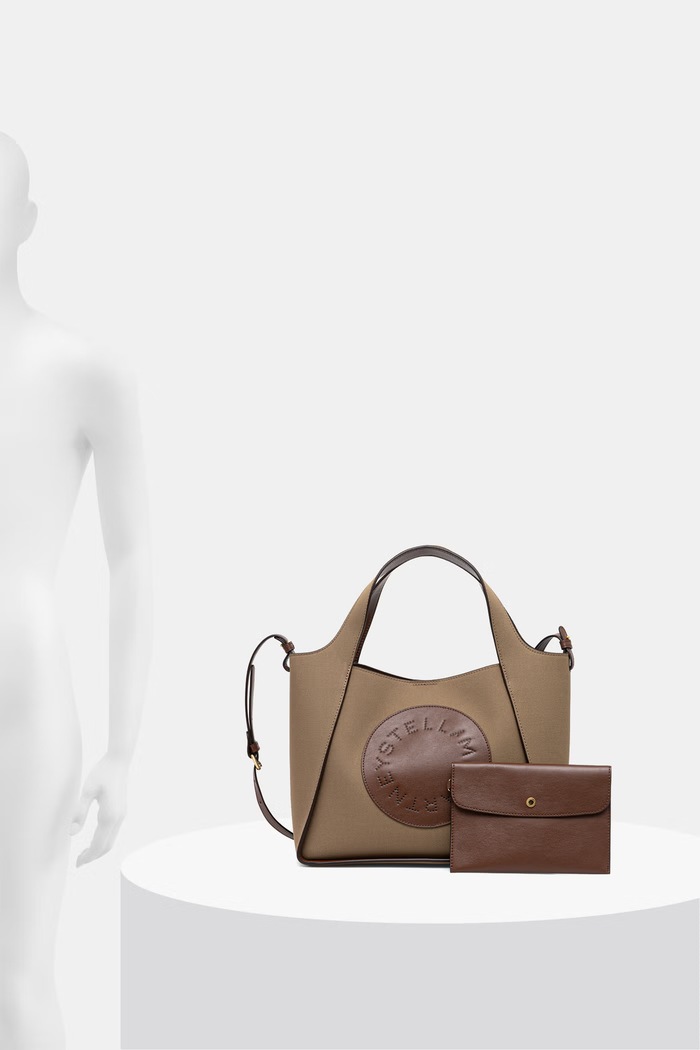 Stella McCartney LOGO CROSSBODY torebka damska 513860.WP0746 zielony